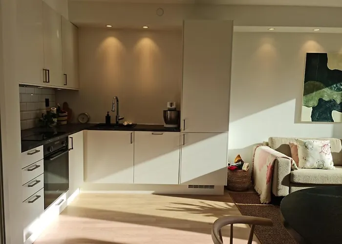 Апартаменты Flott Mellom Sjo Og Fjell *