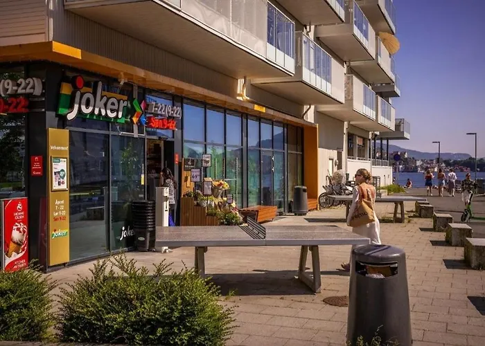 Апартаменты Flott Mellom Sjo Og Fjell